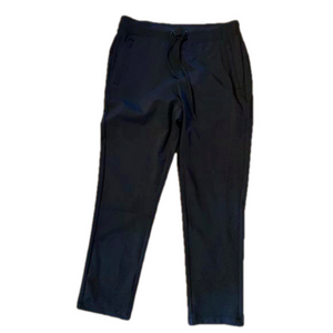 Yogalicious Women's straight leg black Lux pants pockets size Medium
